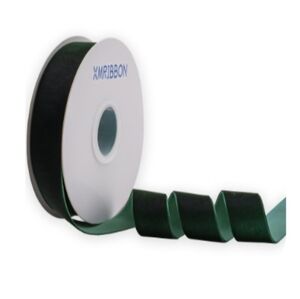 Dark Green Velvet Ribbon 1 Inch With 10 Yards Roll  Classic